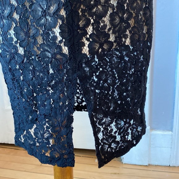 NWT A.B.S. Collection Black Lace Halter Dress, Size 10 - Picture 13 of 17